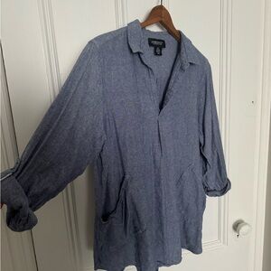 Jones New York Blue Blouse